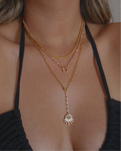 Load image into Gallery viewer, 18k gold plated sterling silver dainty thin rope chain twisted necklace
