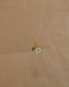 BLOOM NECKLACE -- PERIDOT
