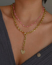 Load image into Gallery viewer, MIRANDA BEAD NECKLACE -- PINK

