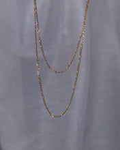 Load image into Gallery viewer, ultra dainty figaro chain necklace set
