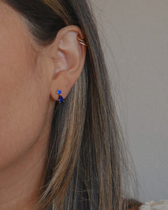 NINAH EARRINGS -- BLUE