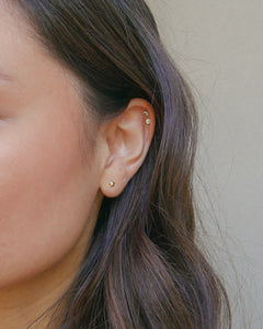 Ear Piercing Studs  Gold Studs & Sterling Silver Studs